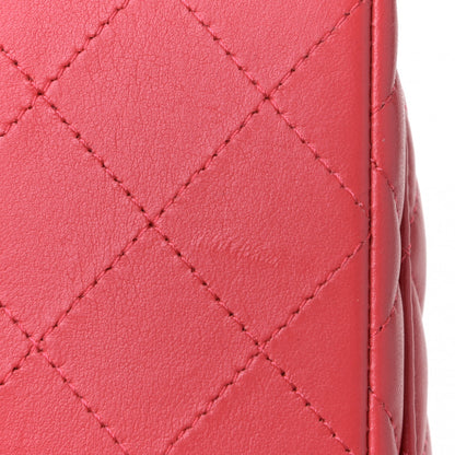 Chanel Lambskin Quilted Mini Rectangular Flap Red 15 of 19