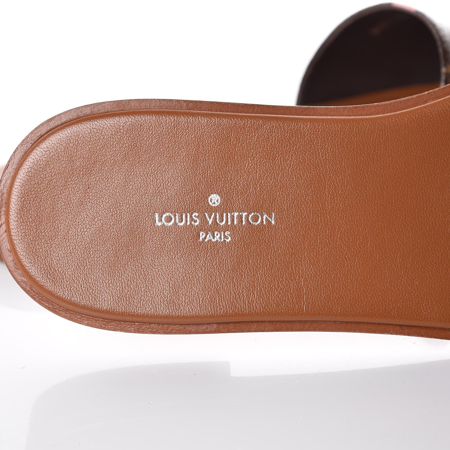 Louis Vuitton Patent Monogram Lock It Flat Mule 36 Cacao 6 of 10