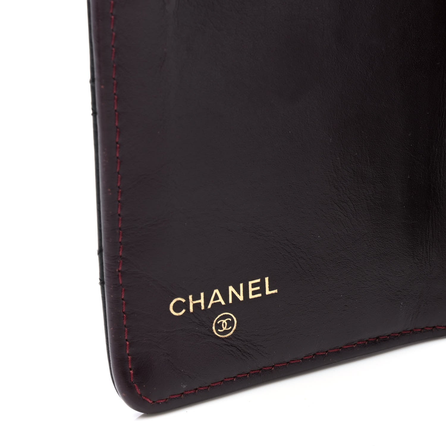 Chanel Caviar Quilted Yen Wallet Black 4 of 5