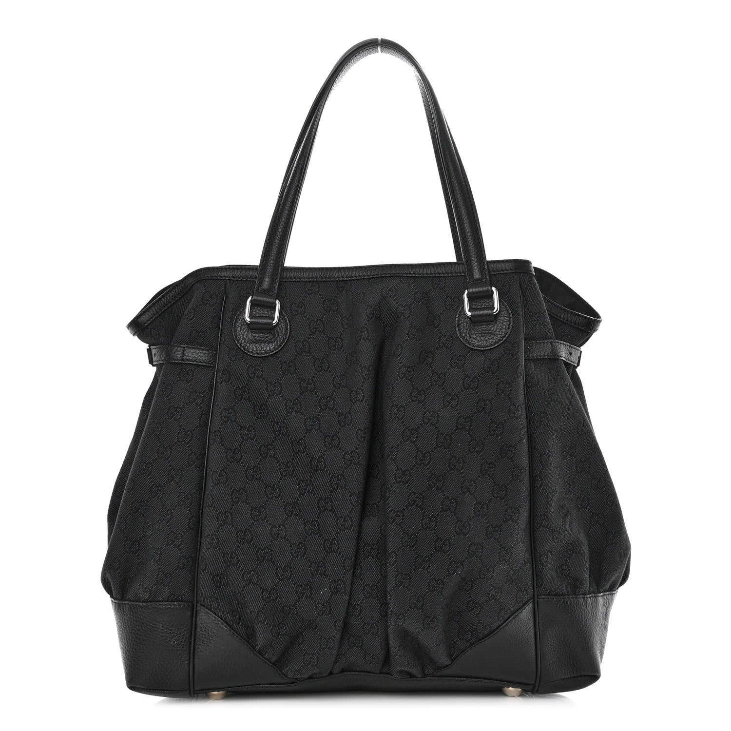Gucci Monogram Full Moon Tote Black 1 of 9