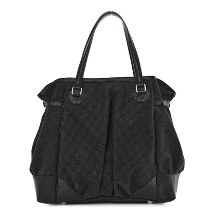 Gucci Monogram Full Moon Tote Black 1 of 9