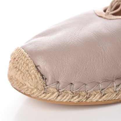 Valentino Garavani Nappa Rockstud Ballerina Espadrille Flats 37 Poudre 12 of 14