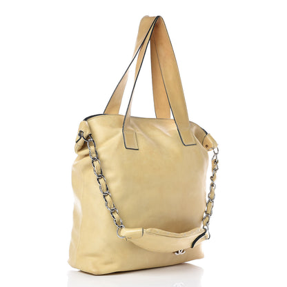 Chanel Lambskin Edgy Tote Beige 5 of 20
