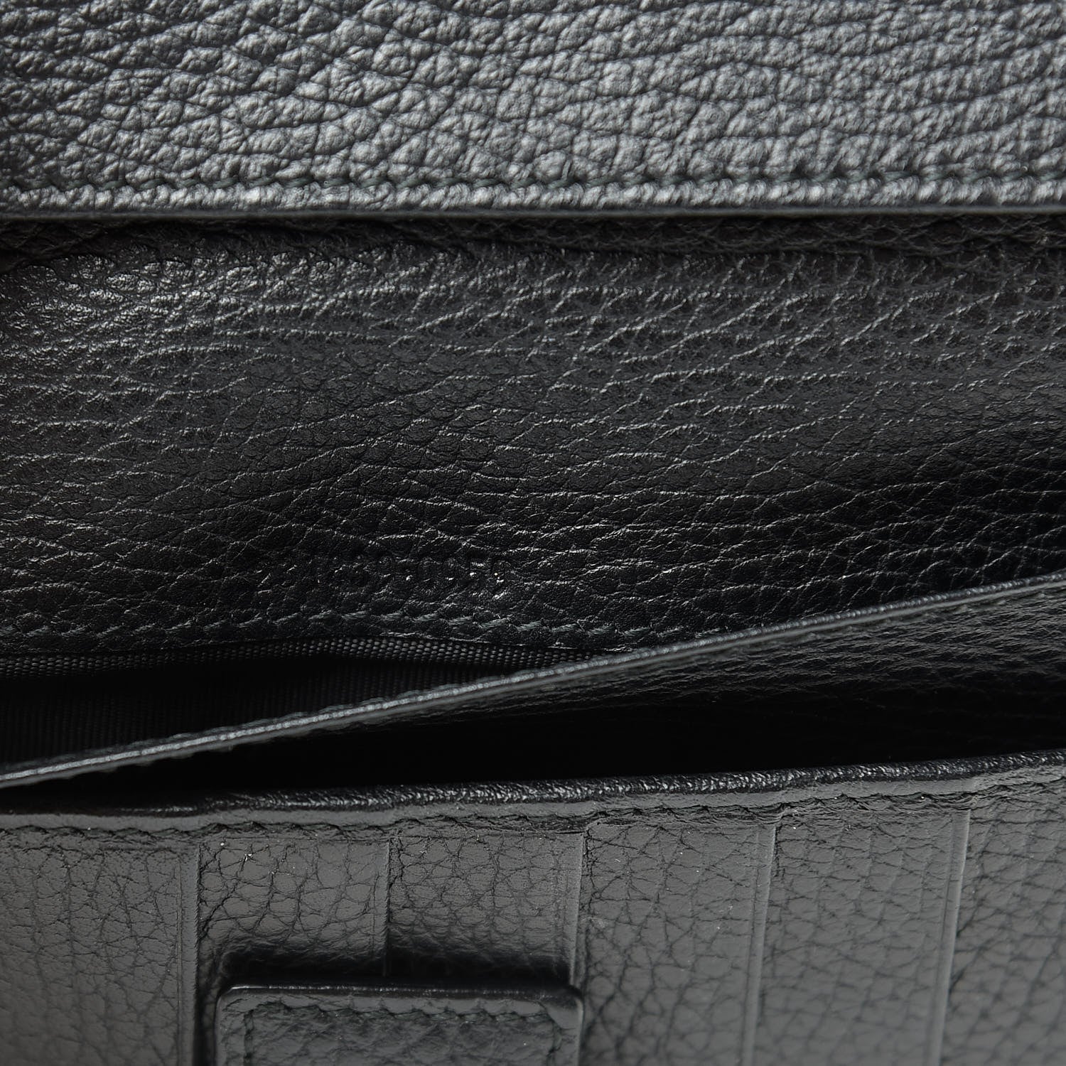 Gucci Monogram Continental Charmy Wallet Black 8 of 9