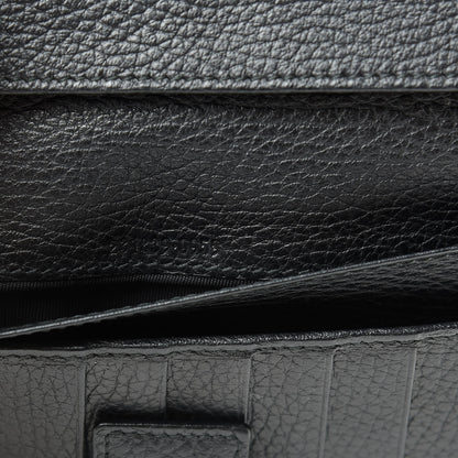 Gucci Monogram Continental Charmy Wallet Black 8 of 9
