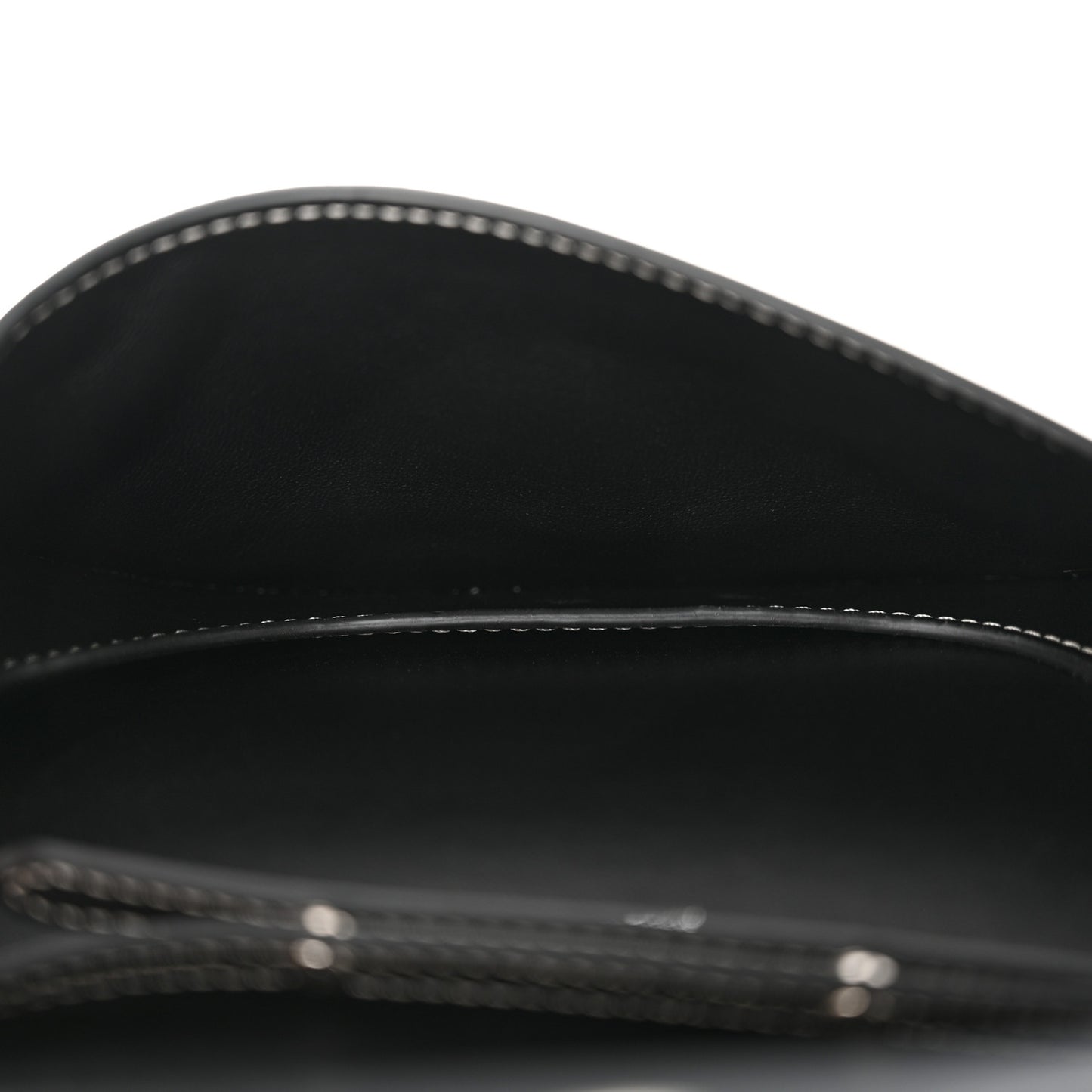 Canvas Horseferry Print Double Olympia Shoulder Bag Black