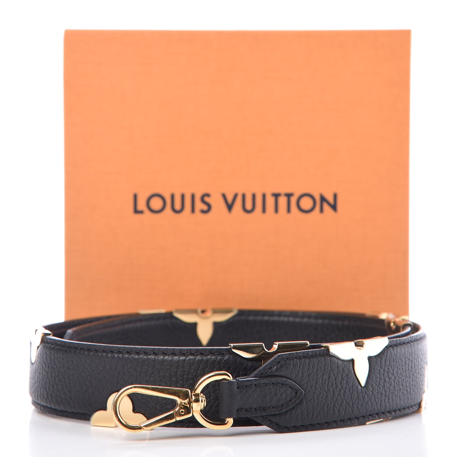 Louis Vuitton Bandouliere Shoulder Strap Black 4 of 4