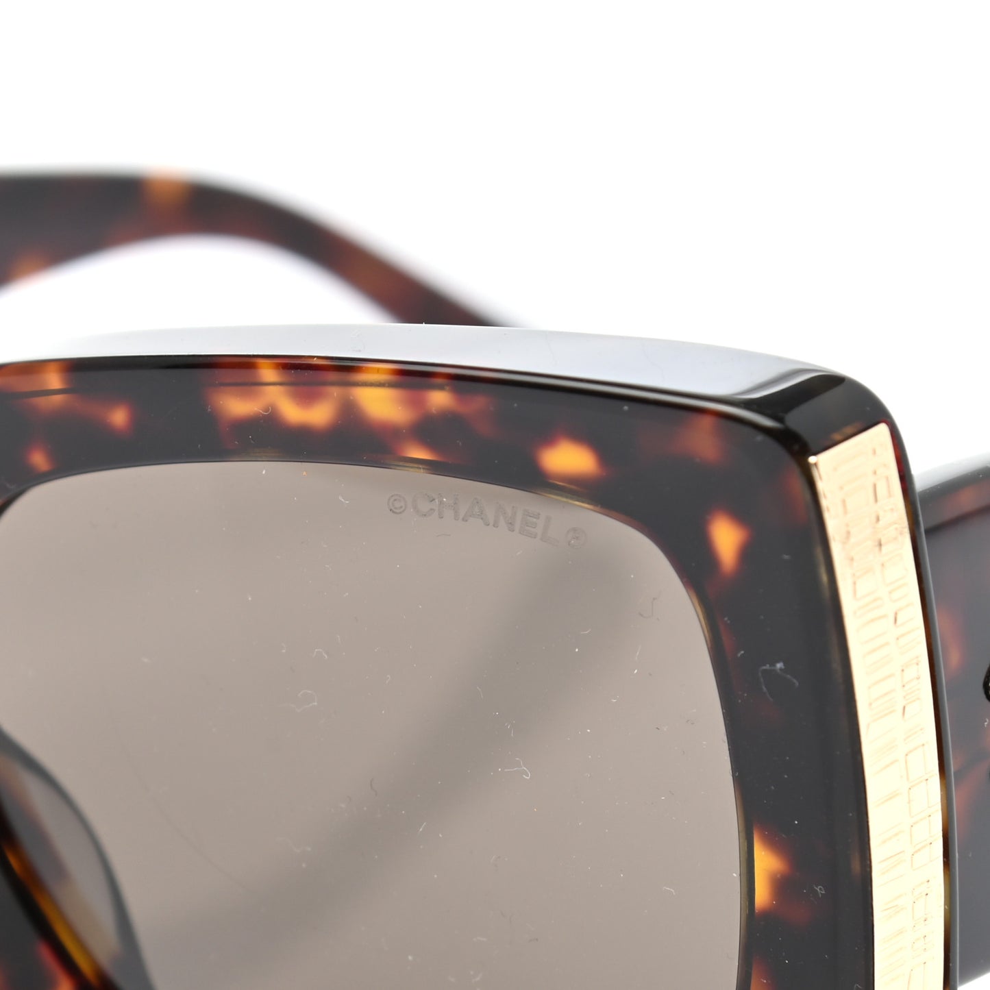 Acetate Rectangle Sunglasses 5435 Tortoise