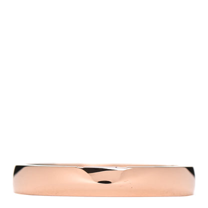 Hermes 18K Rose Gold Diamond Ever Herakles Wedding Band Ring 62 10 3 of 5