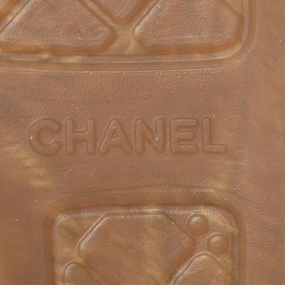 Chanel Lambskin CC Espadrilles 40 White Black 6 of 9