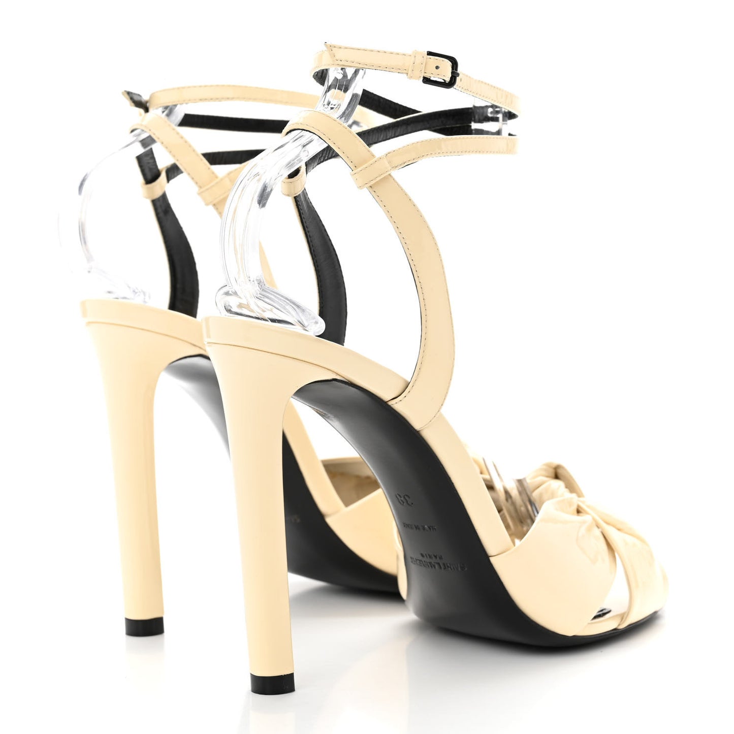 Patent Amy Sandals 38 Pearl