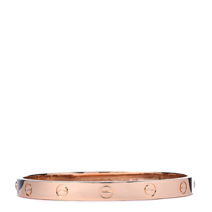Cartier 18K Pink Gold LOVE Bracelet 17 1 of 7