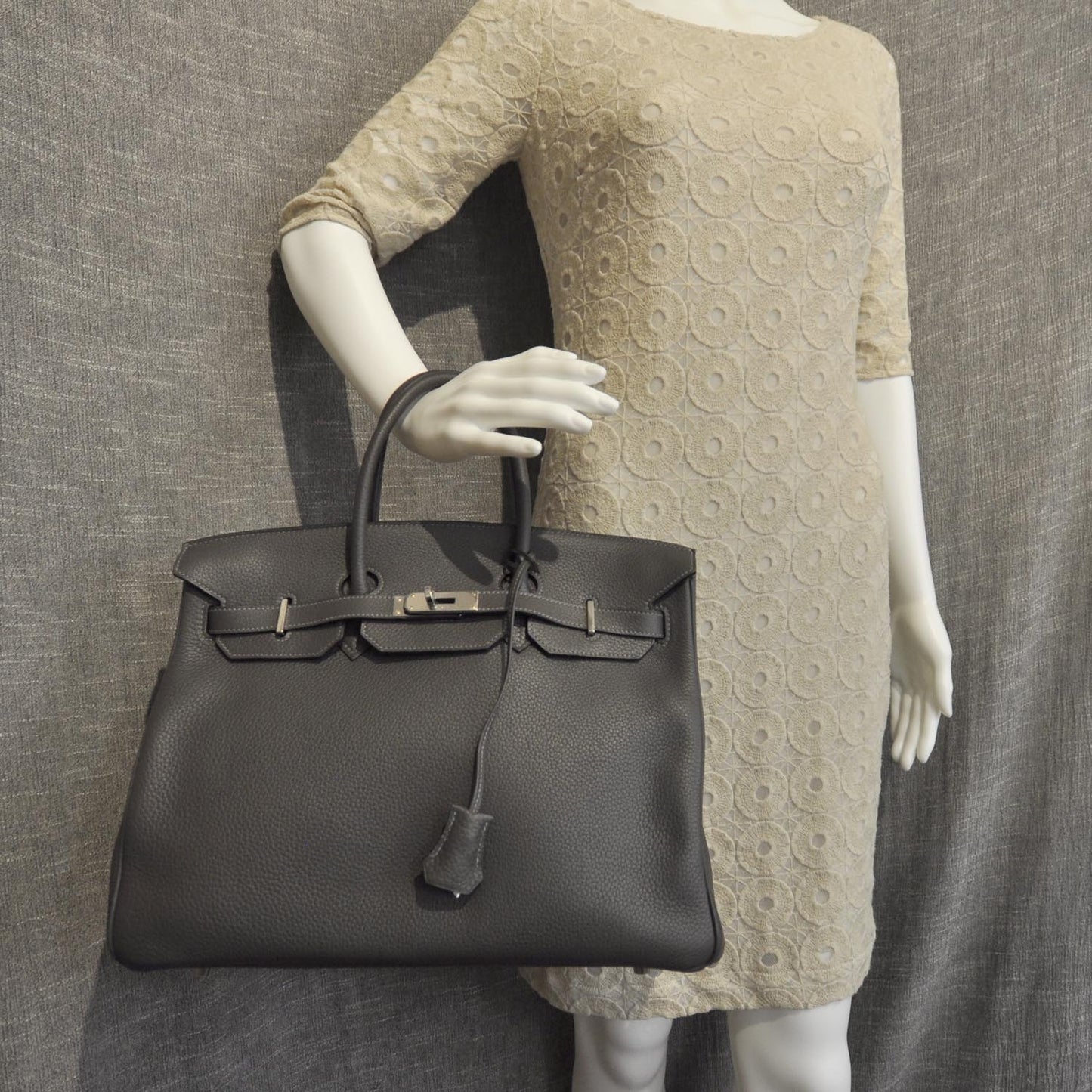 Togo Birkin 35 Graphite
