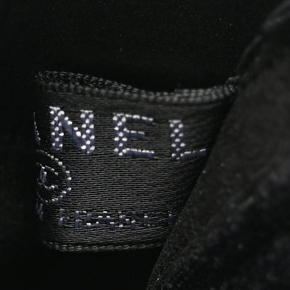 Chanel Lambskin Fringe Fingerless Gloves 7.5 Black 4 of 7