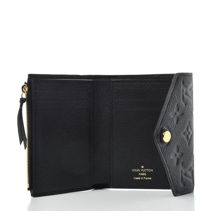 Louis Vuitton Empreinte Victorine Wallet Black 5 of 6