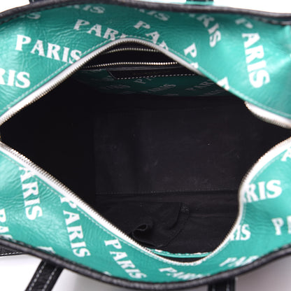 Balenciaga Agneau Arena Paris Print S Bazar Shopper Tote 5 of 11
