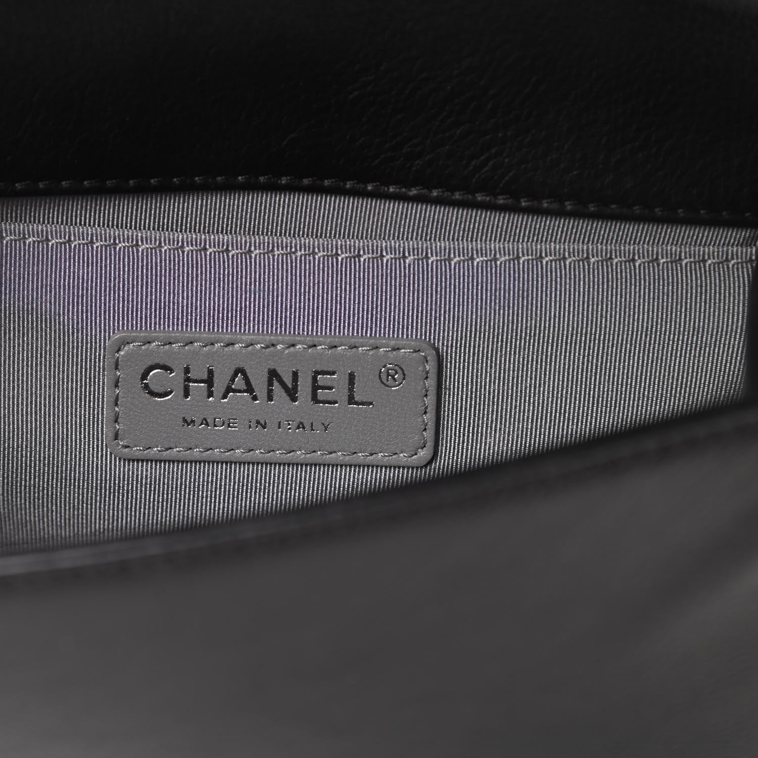 Chanel Calfskin Double Stitch Small Boy Flap Black 6 of 13