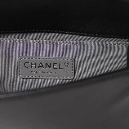 Chanel Calfskin Double Stitch Small Boy Flap Black 6 of 13