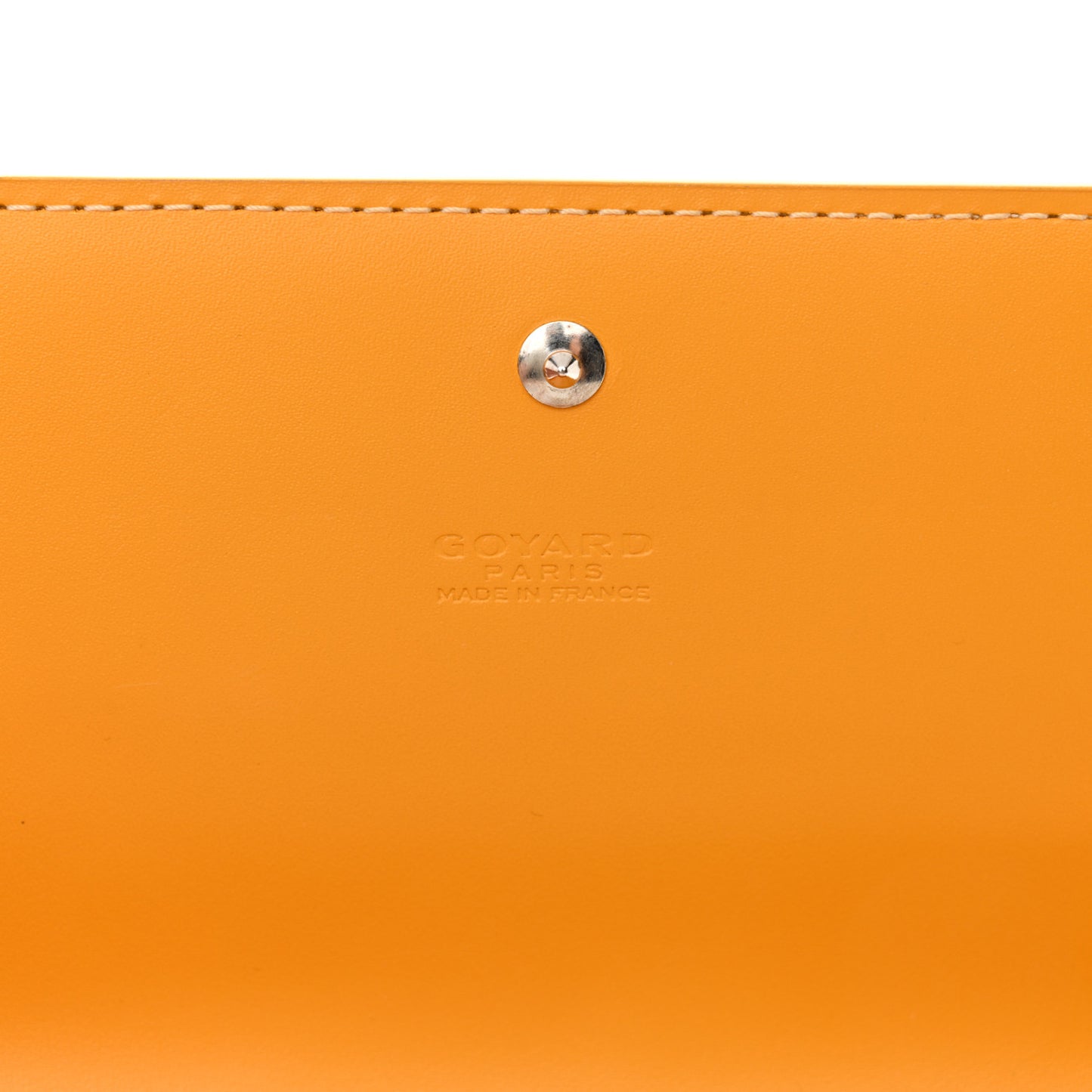 Goyardine Varenne Continental Wallet Yellow Yellow
