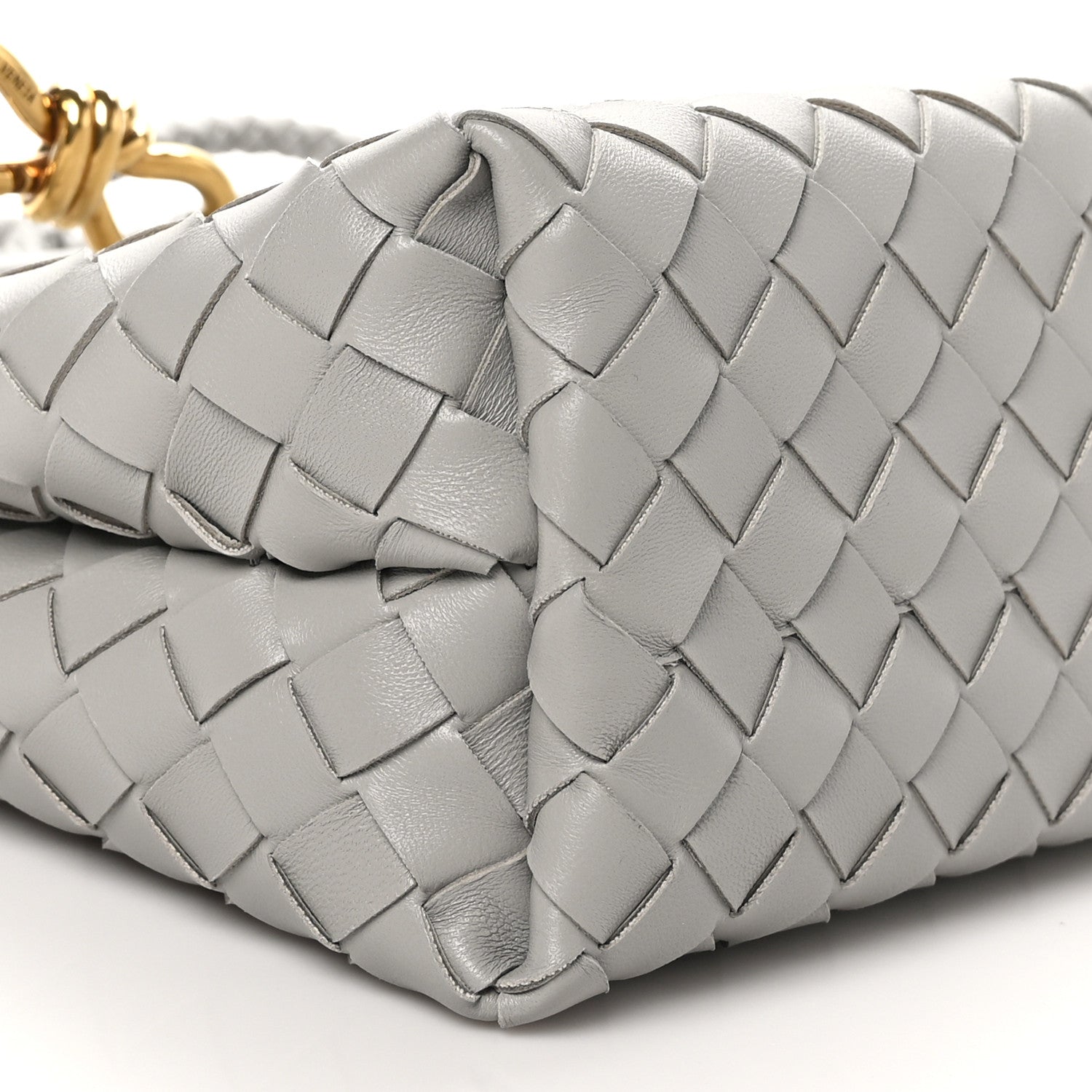 Bottega Veneta Nappa Intrecciato Small Andiamo Shoulder Bag Sterling 8 of 9