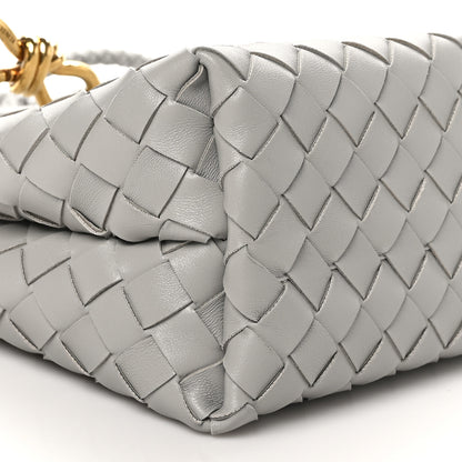 Bottega Veneta Nappa Intrecciato Small Andiamo Shoulder Bag Sterling 8 of 9