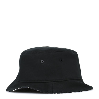 Louis Vuitton Cotton Damier Distorted Reversible Bucket Hat Black 6 of 15