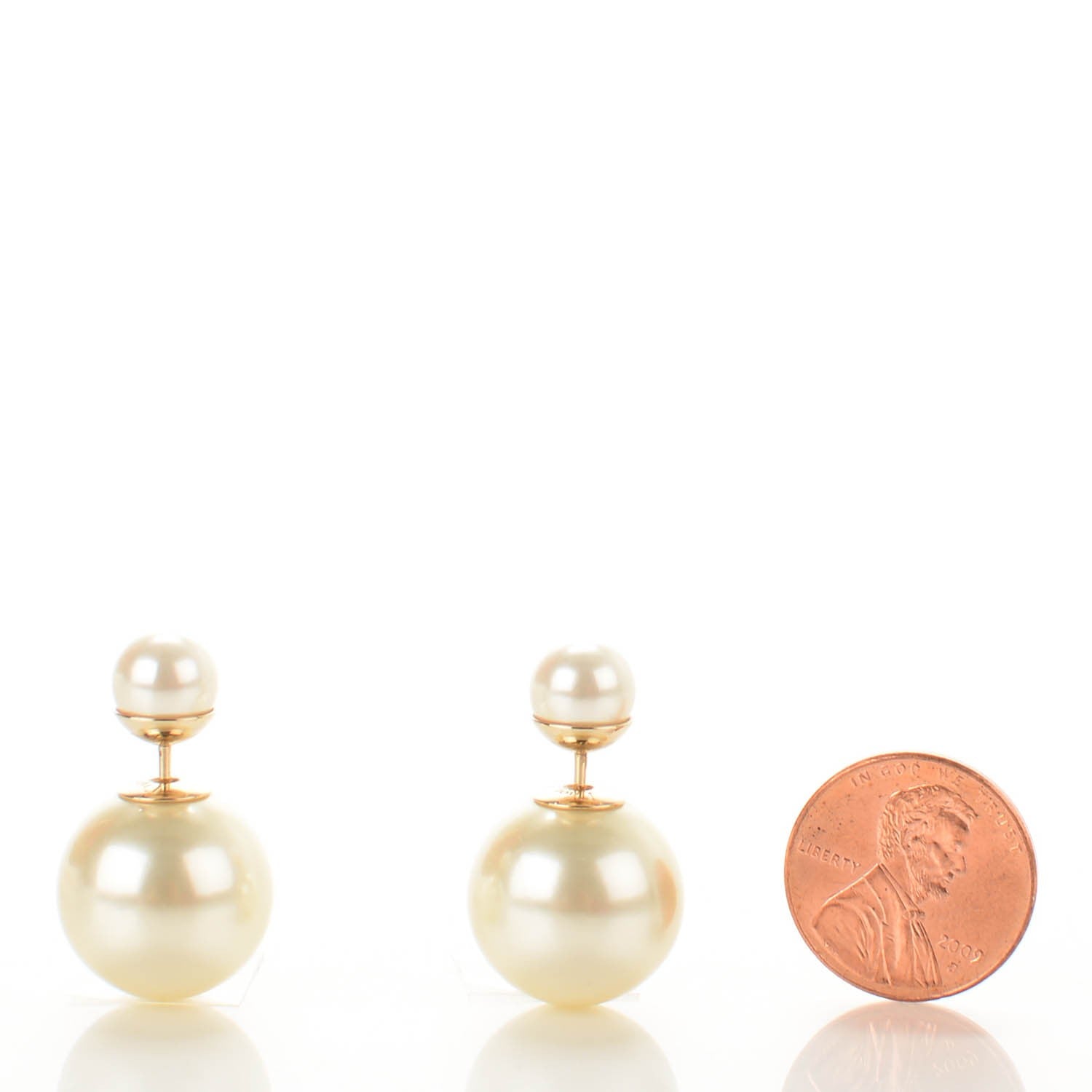 Christian Dior Pearl Mise En Dior Tribal Earrings 2 of 5