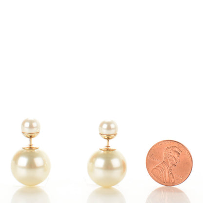 Christian Dior Pearl Mise En Dior Tribal Earrings 2 of 5