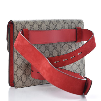 Gucci GG Supreme Monogram Dionysus Belt Bag Red 3 of 10