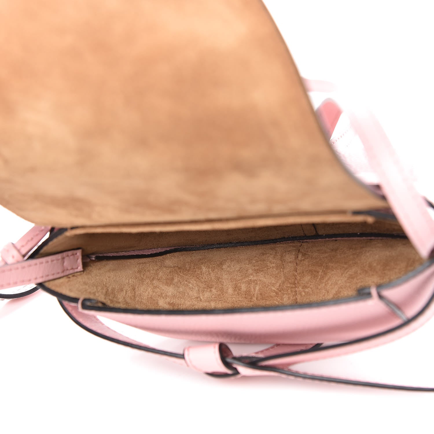 Loewe Grained Calfskin Mini Gate Crossbody Bag Pastel Pink 5 of 10