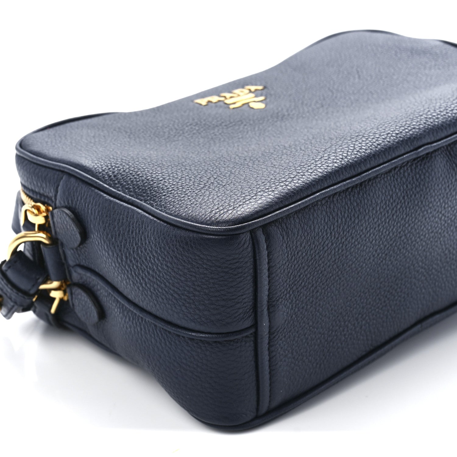 Prada Vitello Phenix Camera Bag Baltico 10 of 11