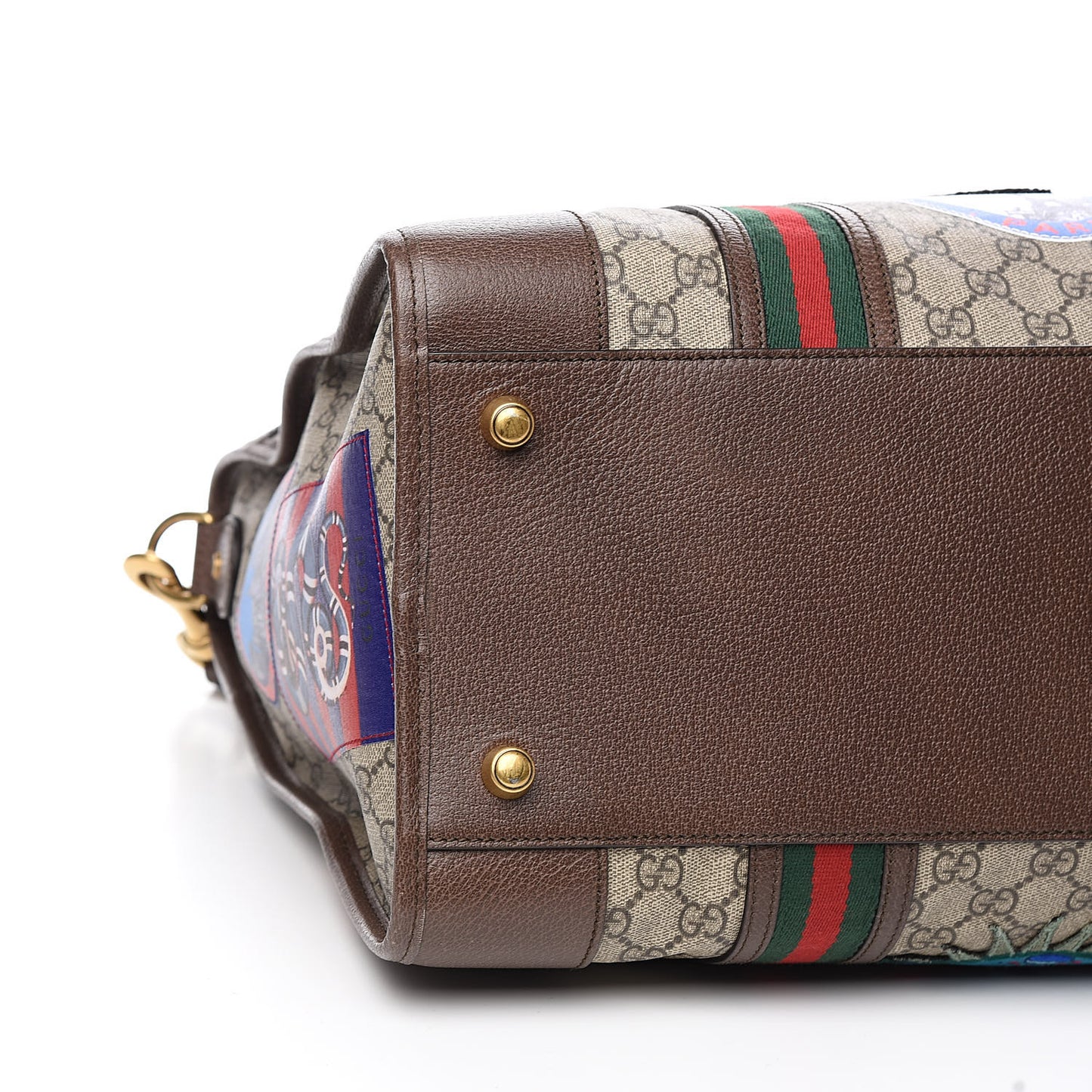 Soft GG Supreme Monogram Courrier Large Duffle Bag Beige New Acero Multicolor