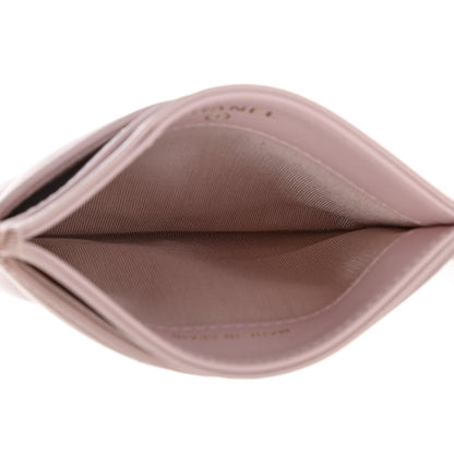 Chanel Lambskin Quilted Chanel 19 Card Holder Light Pink 5 of 9