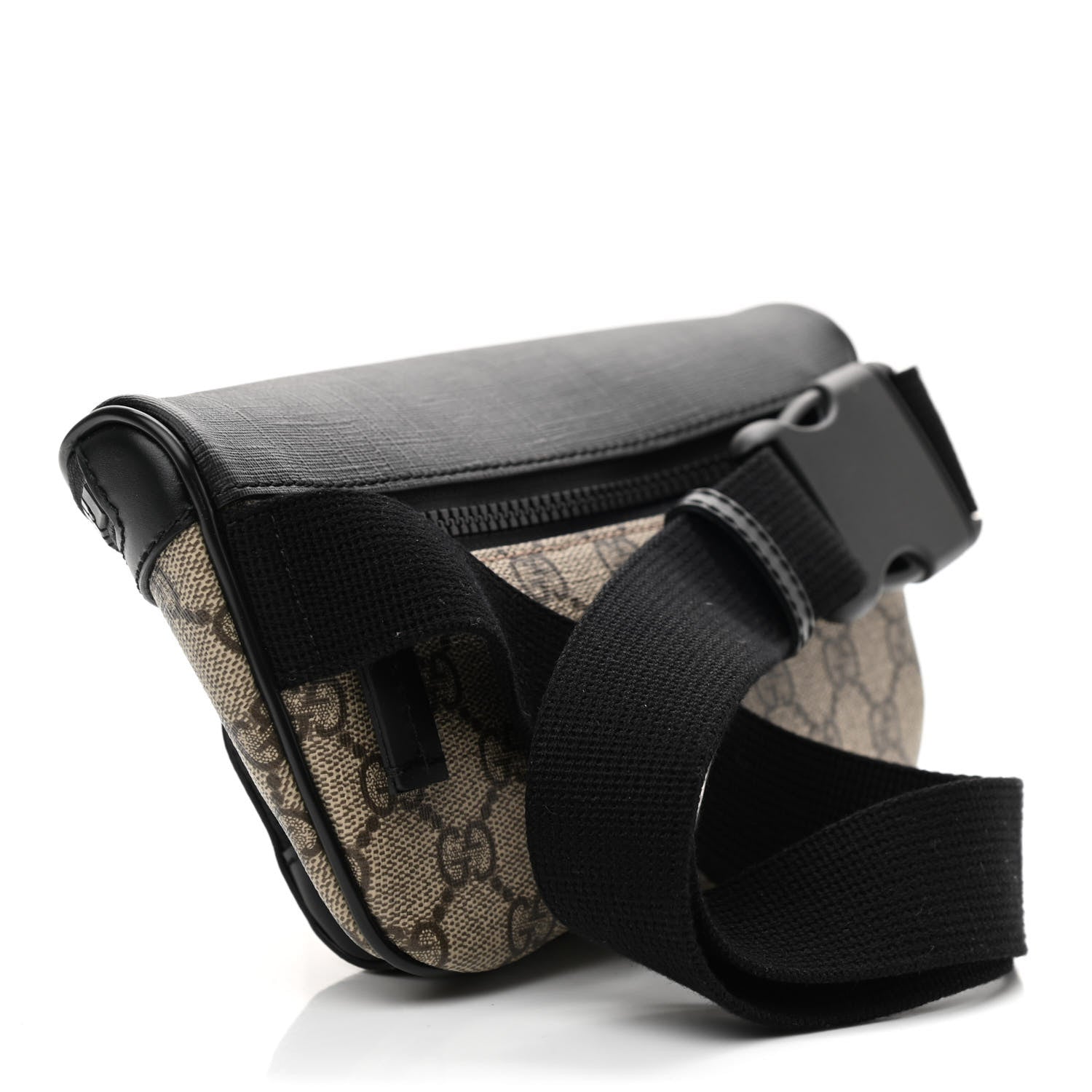 Gucci GG Supreme Monogram Belt Bag Black 3 of 11