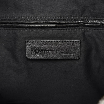 Alexander McQueen Lambskin De Manta Tote Black 7 of 17