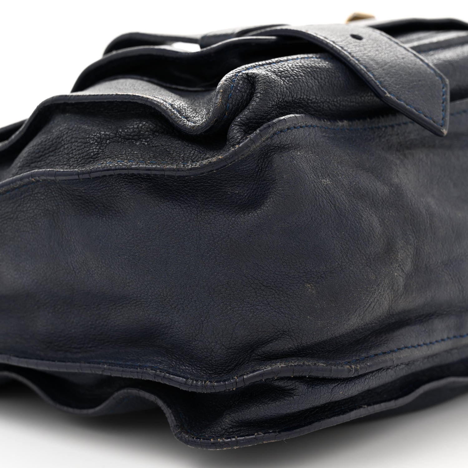 Proenza Schouler Lambskin Medium PS1 Satchel Navy 10 of 23