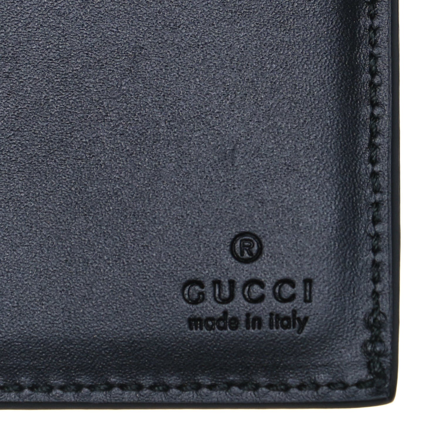 GG Supreme Monogram Kingsnake Bi-Fold Wallet Black Grey