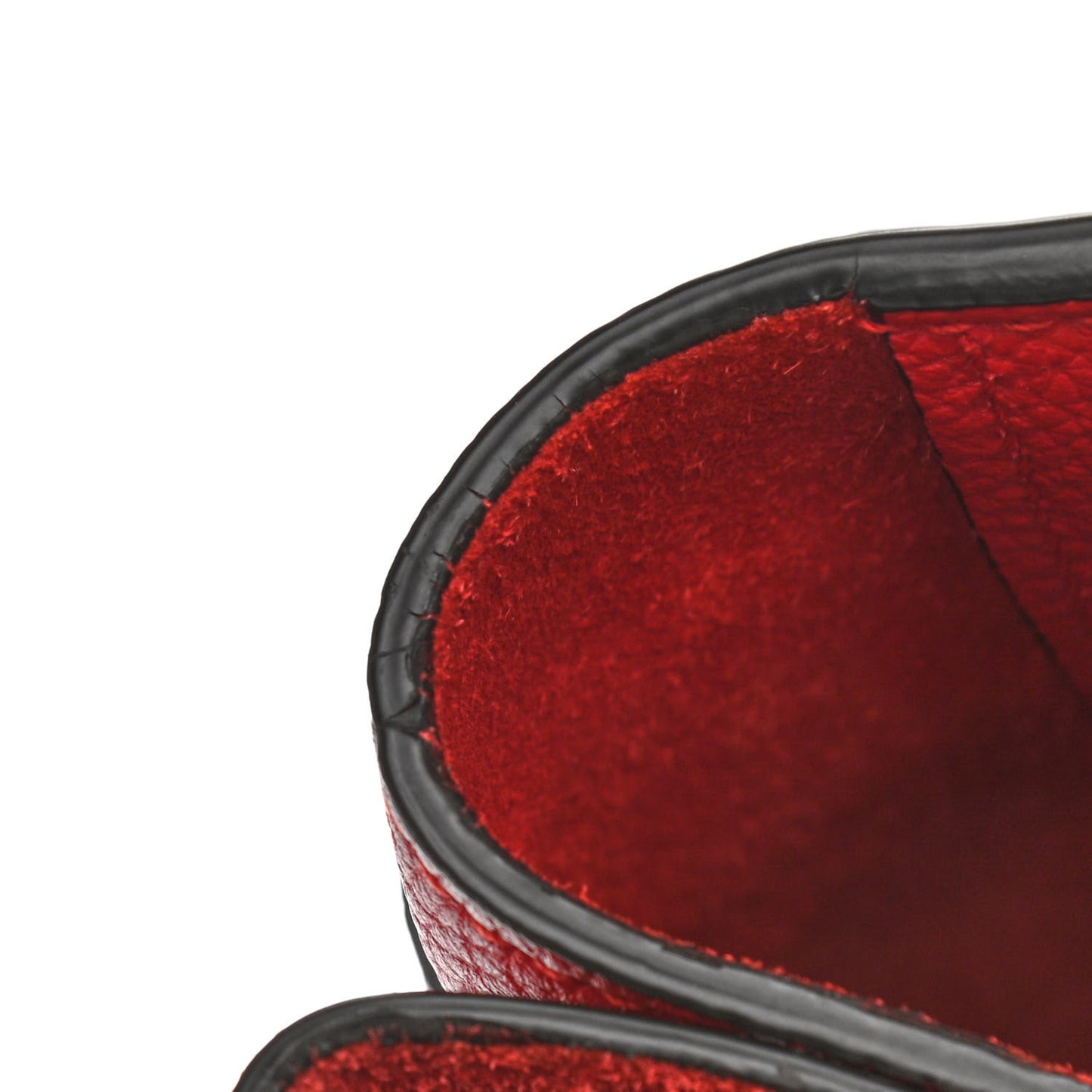 Textured Calfskin Large Bright Bit Tote Red