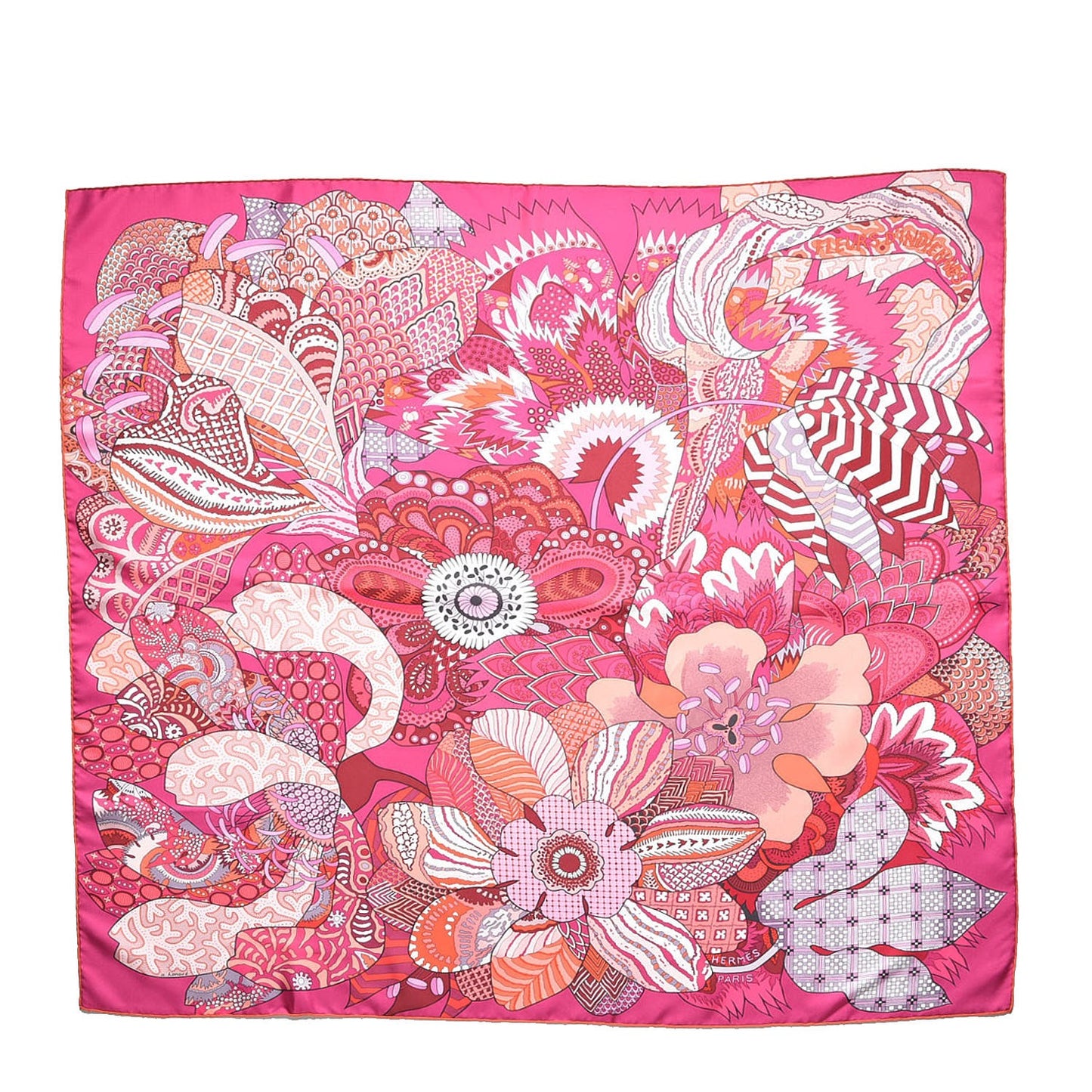 Silk Fleurs D Indiennes Scarf 90