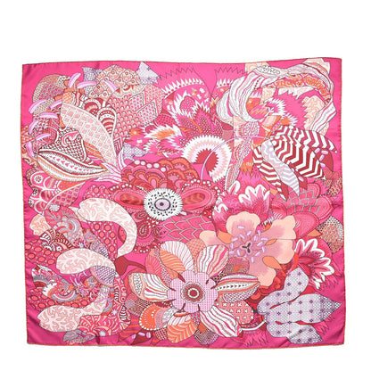 Hermes Silk Fleurs D Indiennes Scarf 90 1 of 7