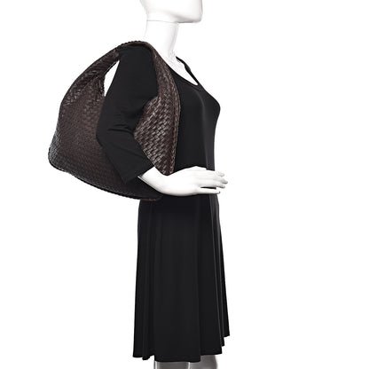 Bottega Veneta Nappa Intrecciato Large Veneta Hobo Ebano 2 of 12