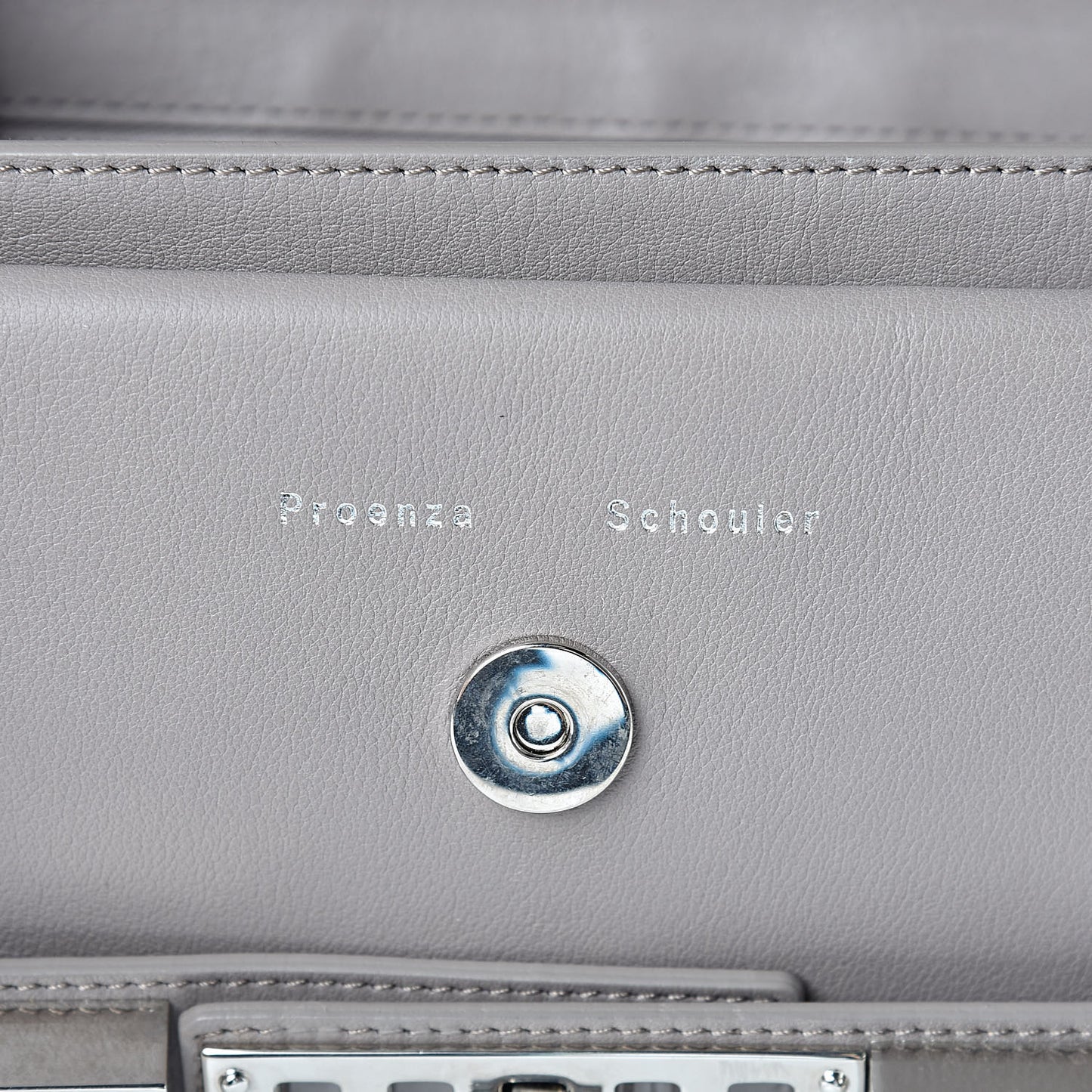 Smooth Calfskin PS11 Classic Shoulder Bag Mushroom