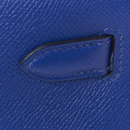Hermes Epsom Kelly Sellier 28 Bleu Electrique 9 of 32
