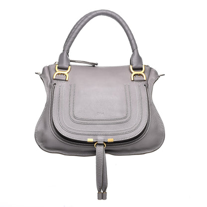 Chloe Calfskin Medium Marcie Satchel Cashmere Grey 1 of 10