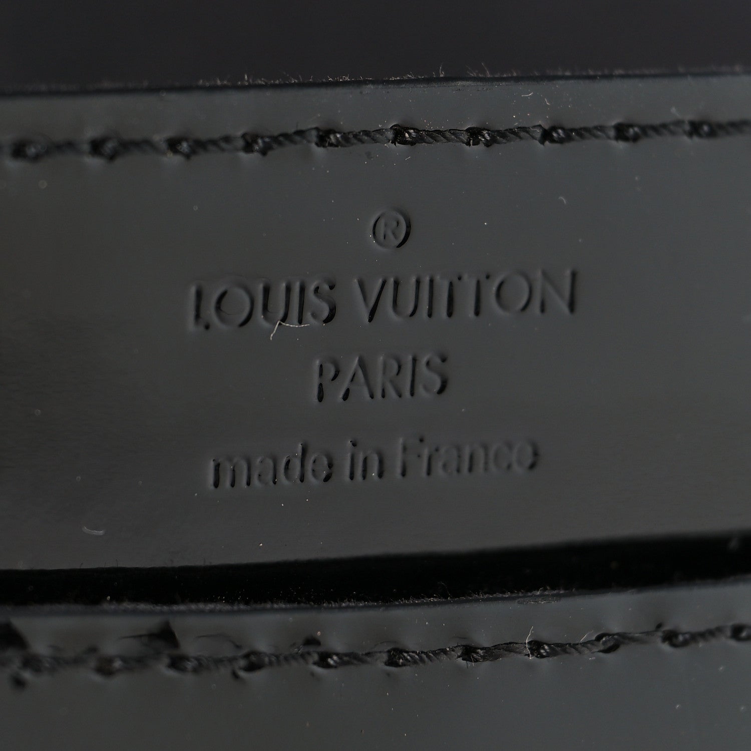 Louis Vuitton Patent Louise PM Chain Clutch Black 6 of 9