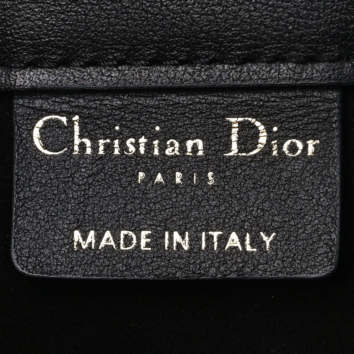 Christian Dior Calfskin Embossed Medium Book Tote Black 6 of 10