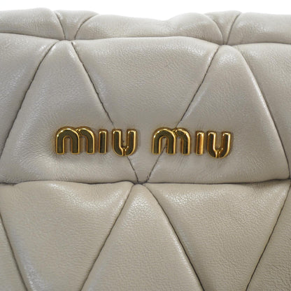 Miu Miu Nappa Shopping Pattina Shoulder Bag Calce 12 of 12