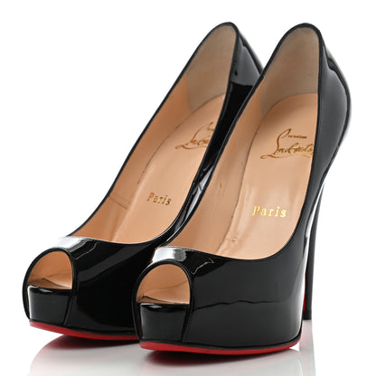 Christian Louboutin Patent Vendome 120 Pumps 36.5 Black 3 of 11