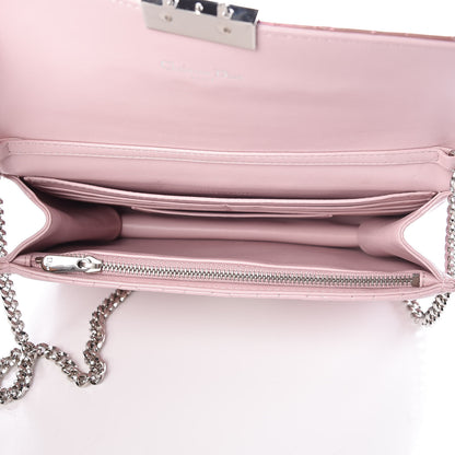 Christian Dior Patent Lambskin Cannage Miss Dior Promenade Pouch Pink 5 of 12