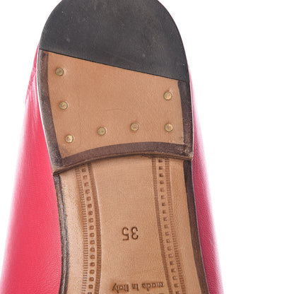 Gucci Lambskin Womens Brixton Horsebit Loafers 35 Hot Pink 12 of 16
